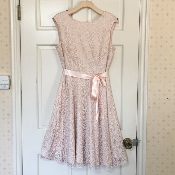 Tahari Dresses & Skirts - Tahari Arthur Levine Sparkle Fit Flare Ribbon 10